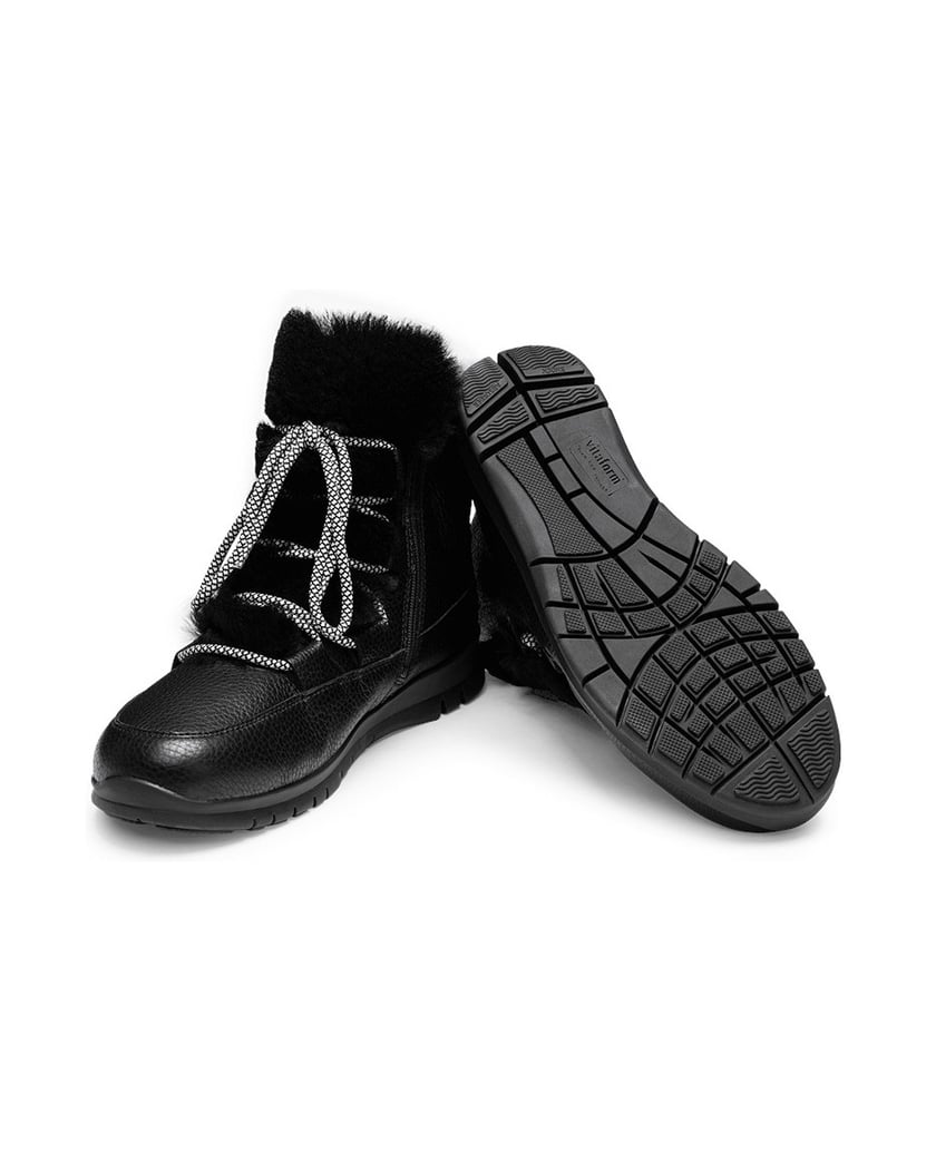 VITAFORM-Hirschleder-Stiefeletten-schwarz