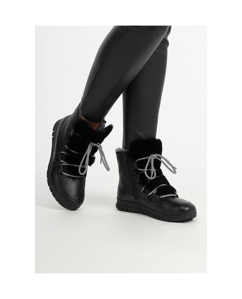 VITAFORM-Hirschleder-Stiefeletten-schwarz