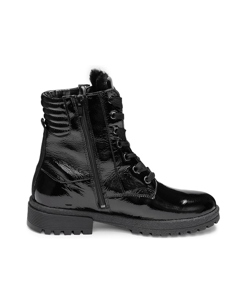 VITAFORM-Softlackleder-Stiefeletten-schwarz