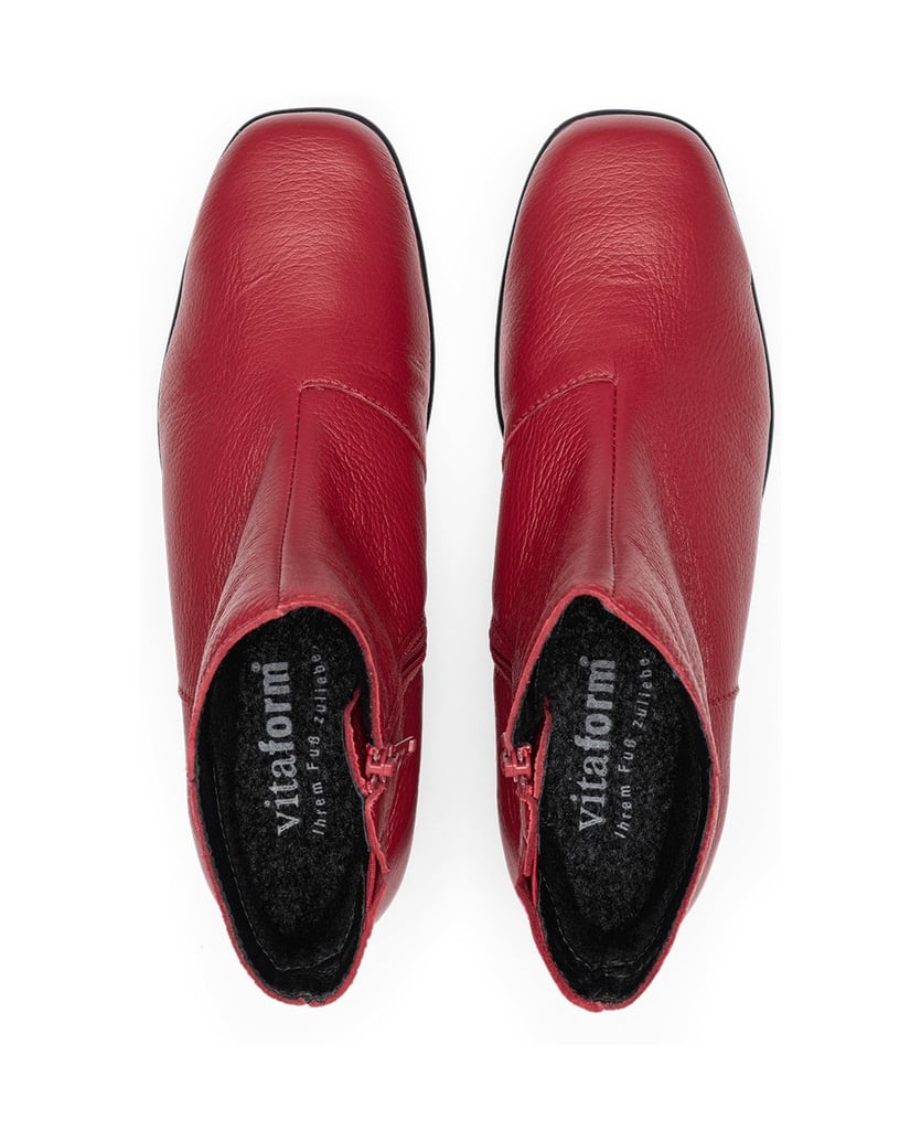 VITAFORM-Hirschleder-Stiefeletten-bordeaux