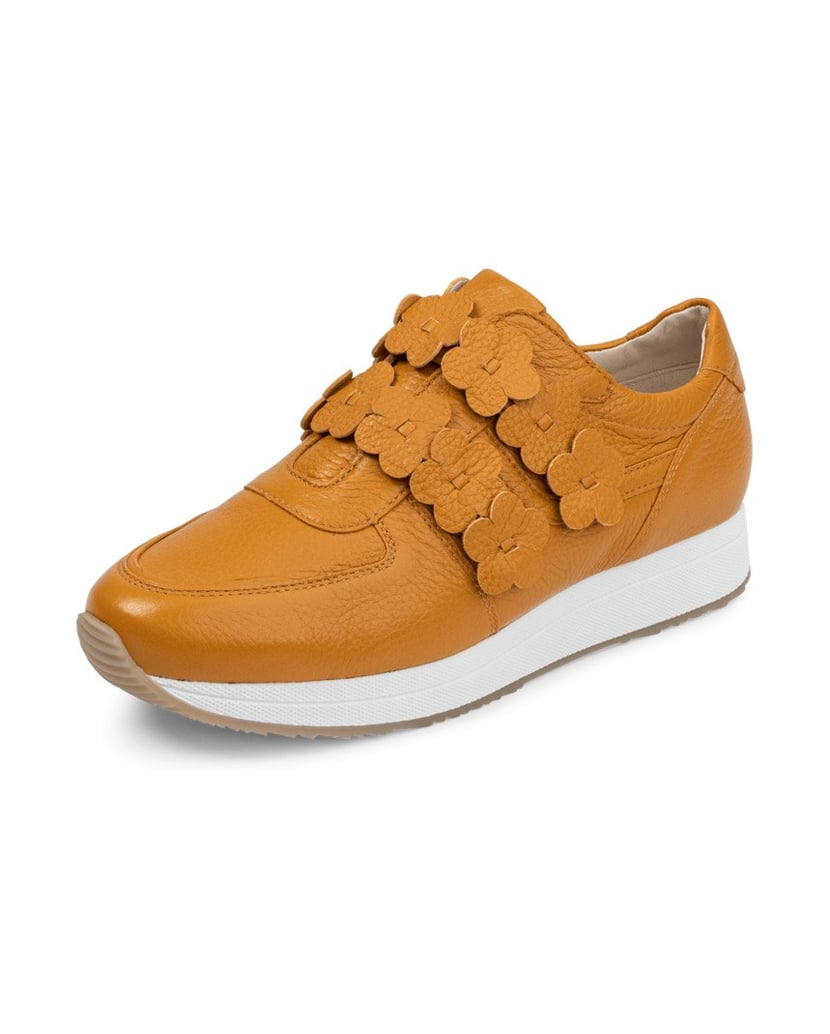 VITAFORM-Hirschleder-Sneaker-gelb