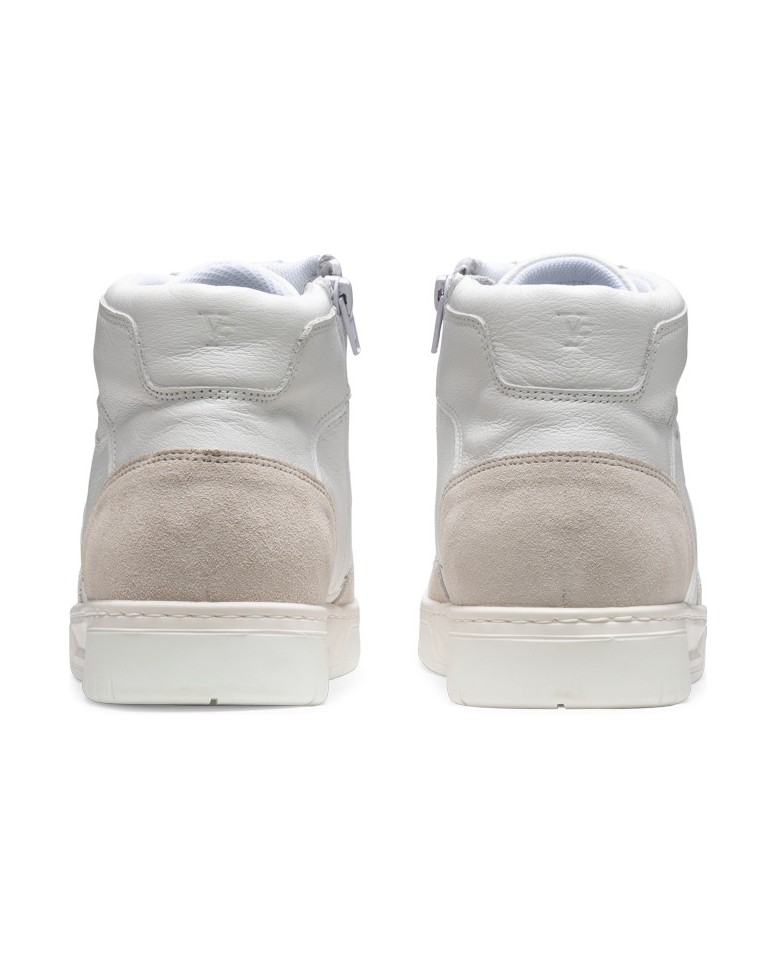 VITAFORM-Softnappaleder-&-Veloursleder-Sneaker-weiss