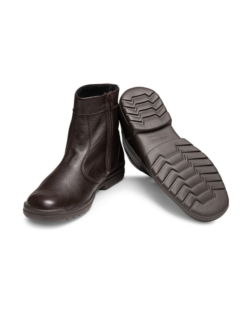 VITAFORM-Hirschleder-Stiefeletten-dunkelbraun