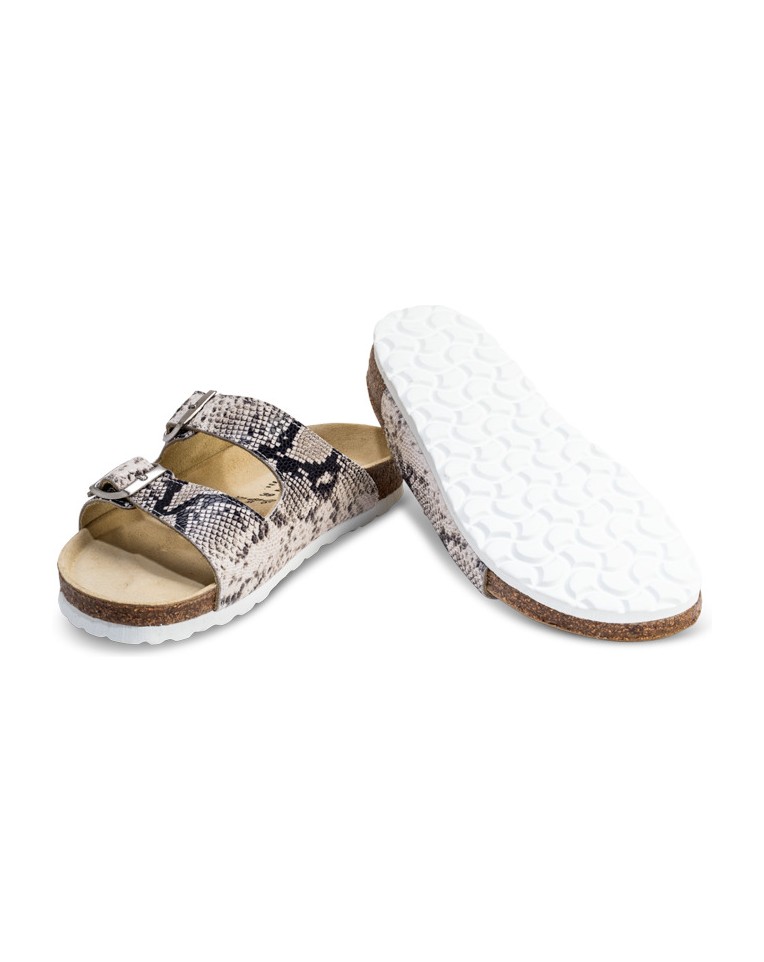 VITAFORM-Veloursleder-Pantoletten-Animalprint