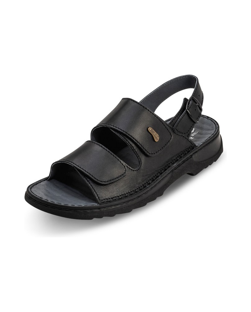 VITAFORM-Softnappaleder-Sandalen-schwarz