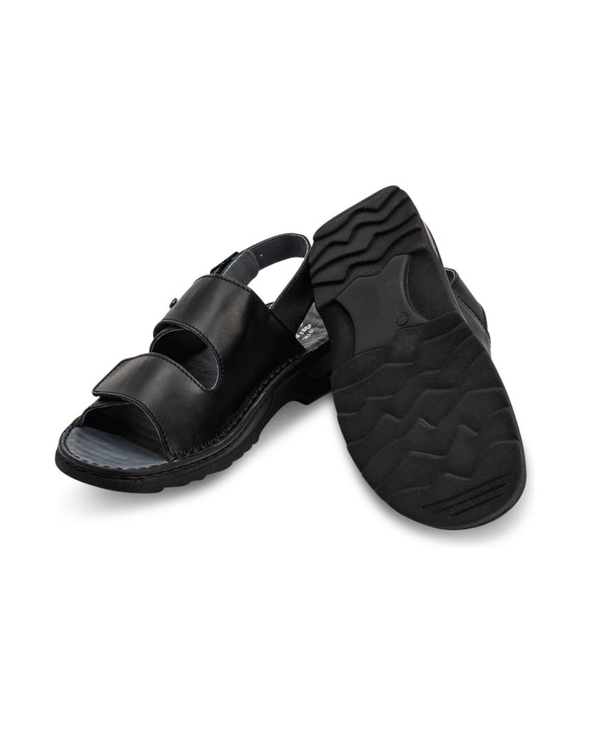 VITAFORM-Softnappaleder-Sandalen-schwarz