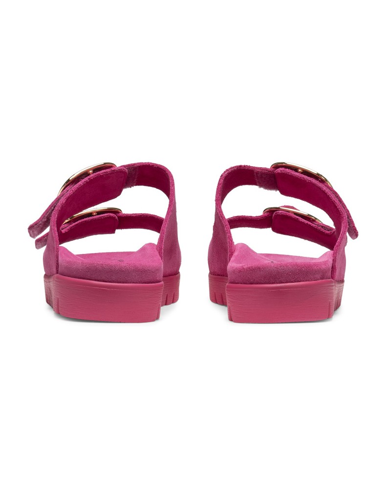 VITAFORM-Veloursleder-Pantoletten-pink