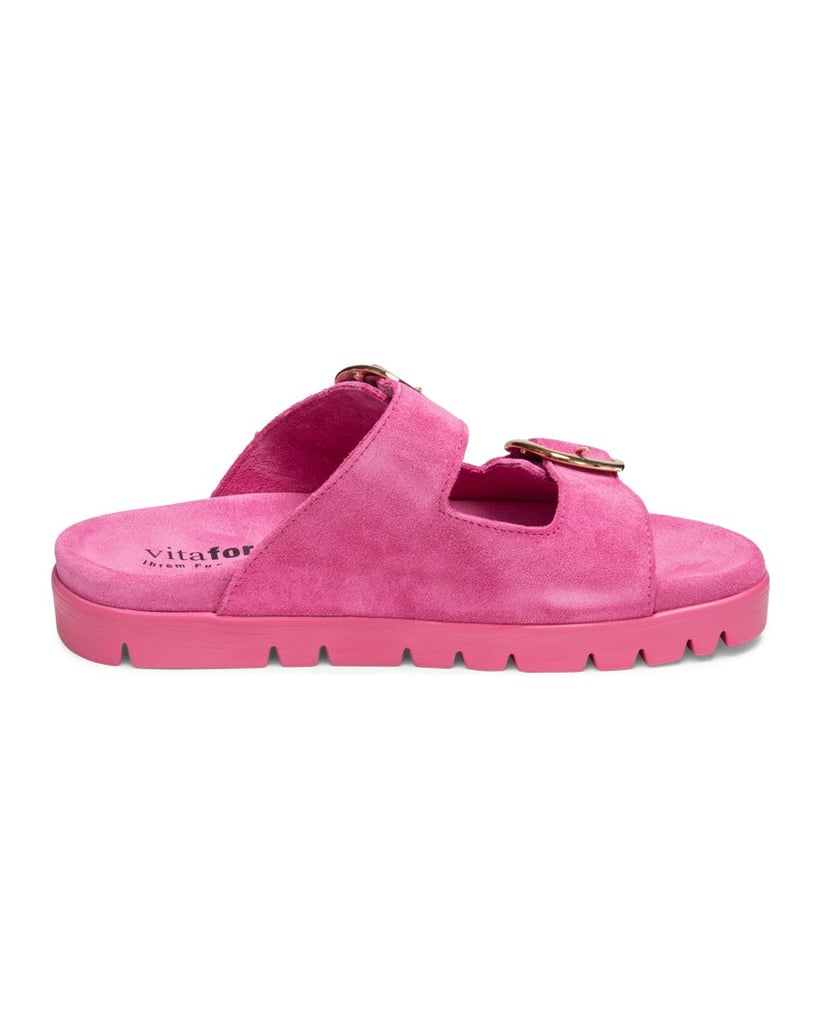 VITAFORM-Veloursleder-Pantoletten-pink