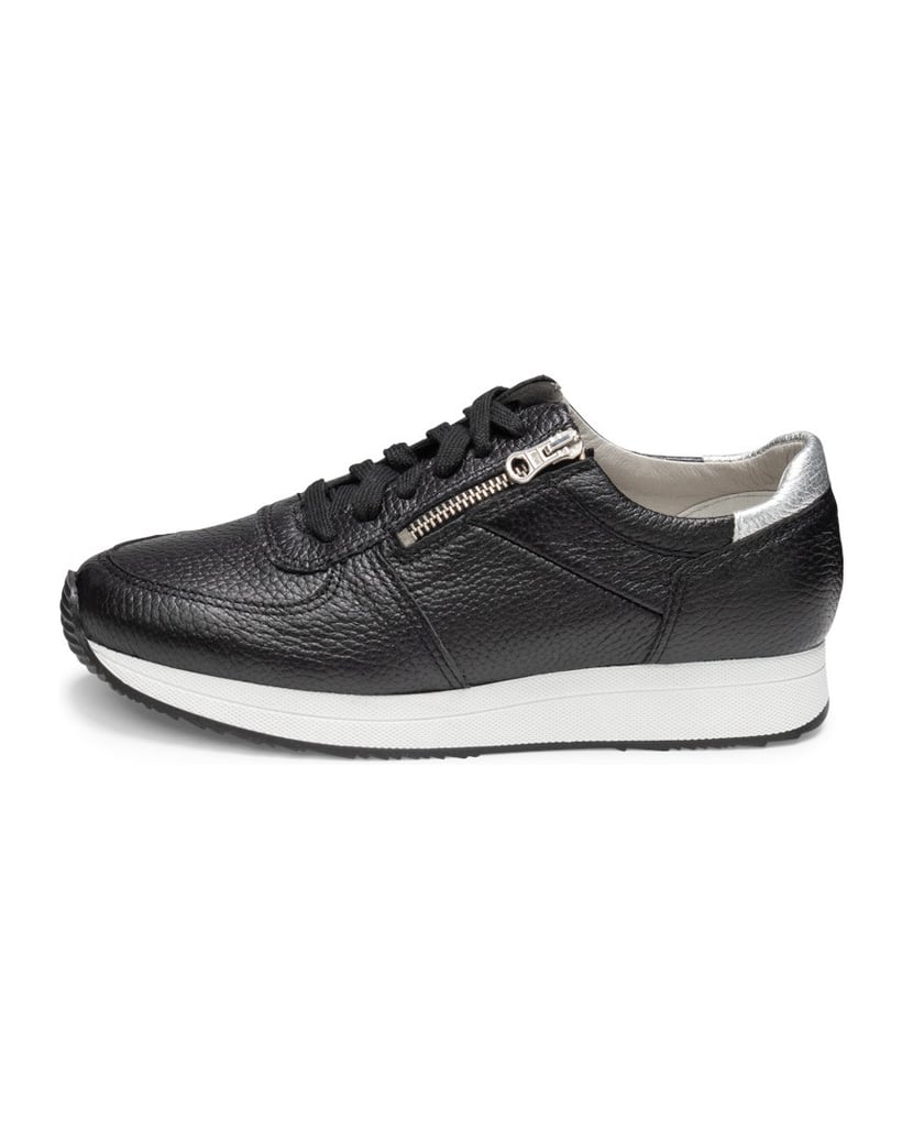 VITAFORM-Hirschleder-Sneaker-schwarz