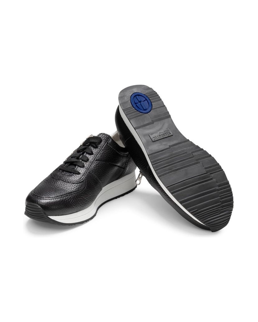 VITAFORM-Hirschleder-Sneaker-schwarz