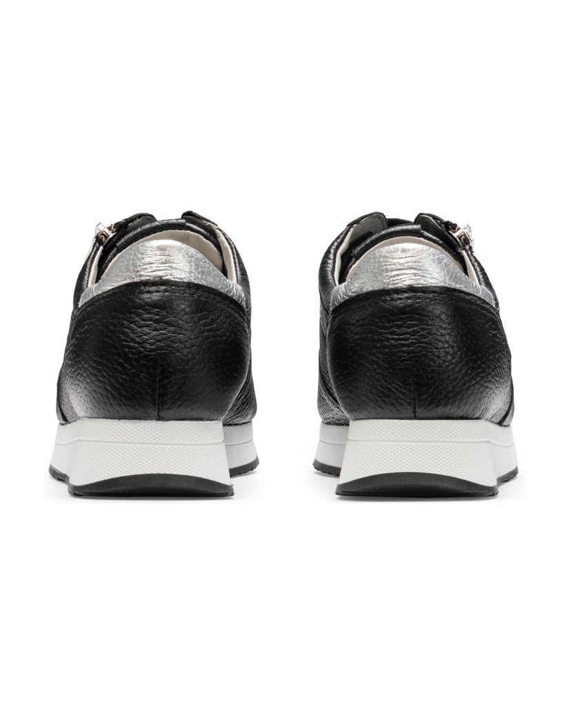 VITAFORM-Hirschleder-Sneaker-schwarz