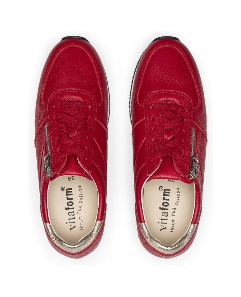 VITAFORM-Hirschleder-Sneaker-schwarz