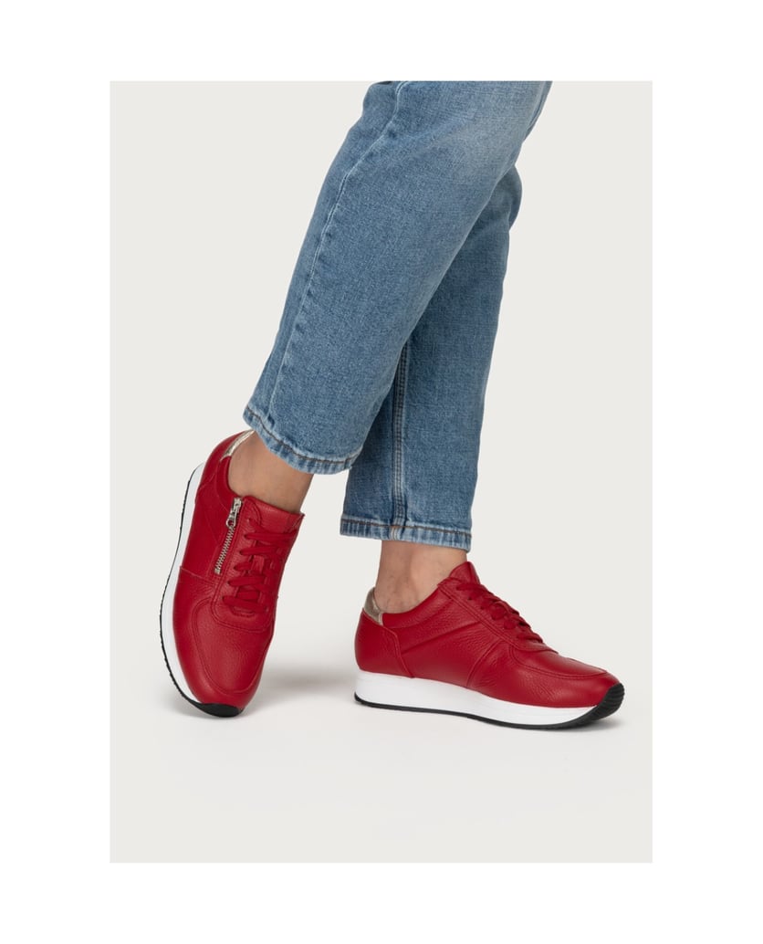 VITAFORM-Hirschleder-Sneaker-schwarz