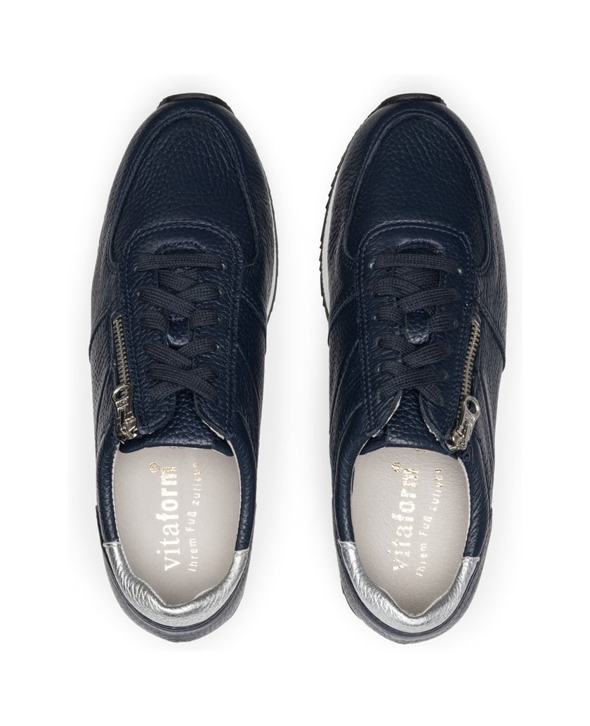 VITAFORM-Hirschleder-Sneaker-schwarz