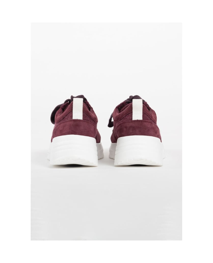 VITAFORM-Samtziegenleder-Sneaker-aubergine