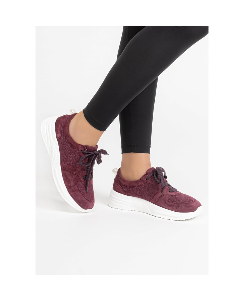 VITAFORM-Samtziegenleder-Sneaker-aubergine