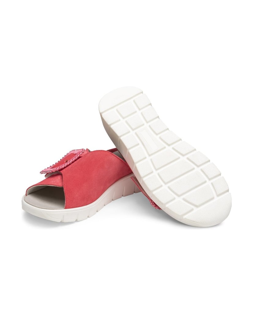 VITAFORM-Veloursleder-Pantoletten-pink