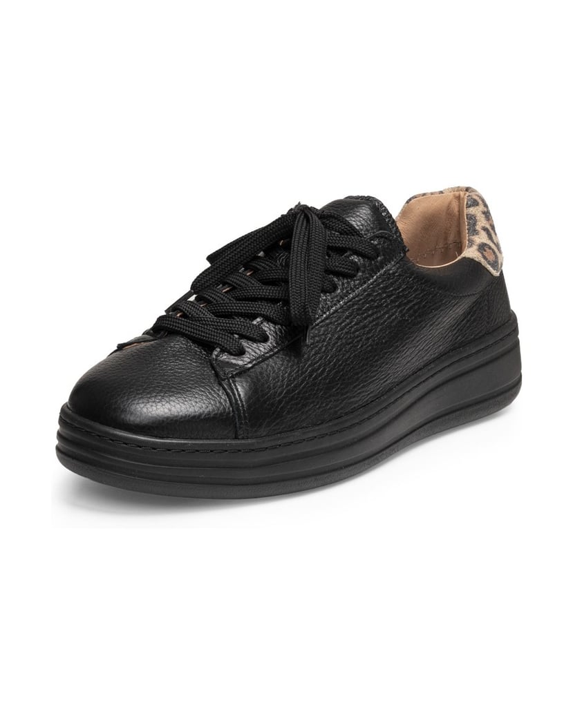 VITAFORM-Hirschleder-Sneaker-schwarz