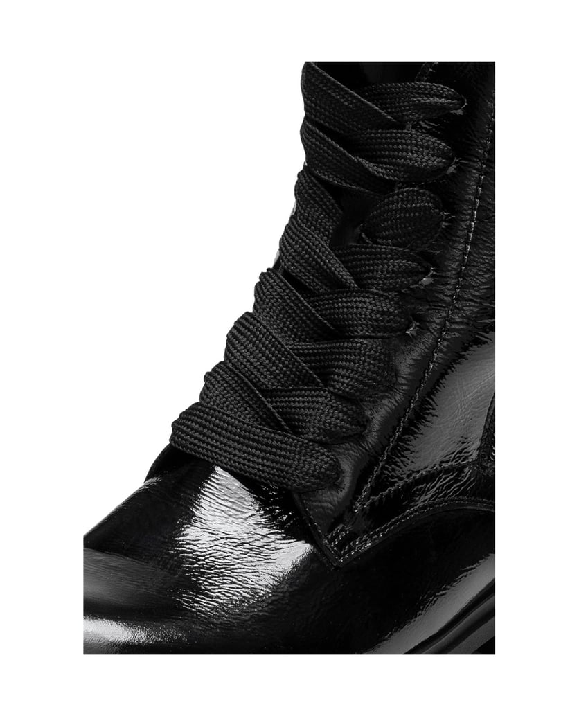 VITAFORM-Softlackleder-Stiefeletten-schwarz