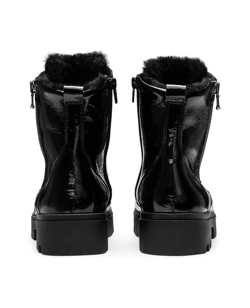 VITAFORM-Softlackleder-Stiefeletten-schwarz