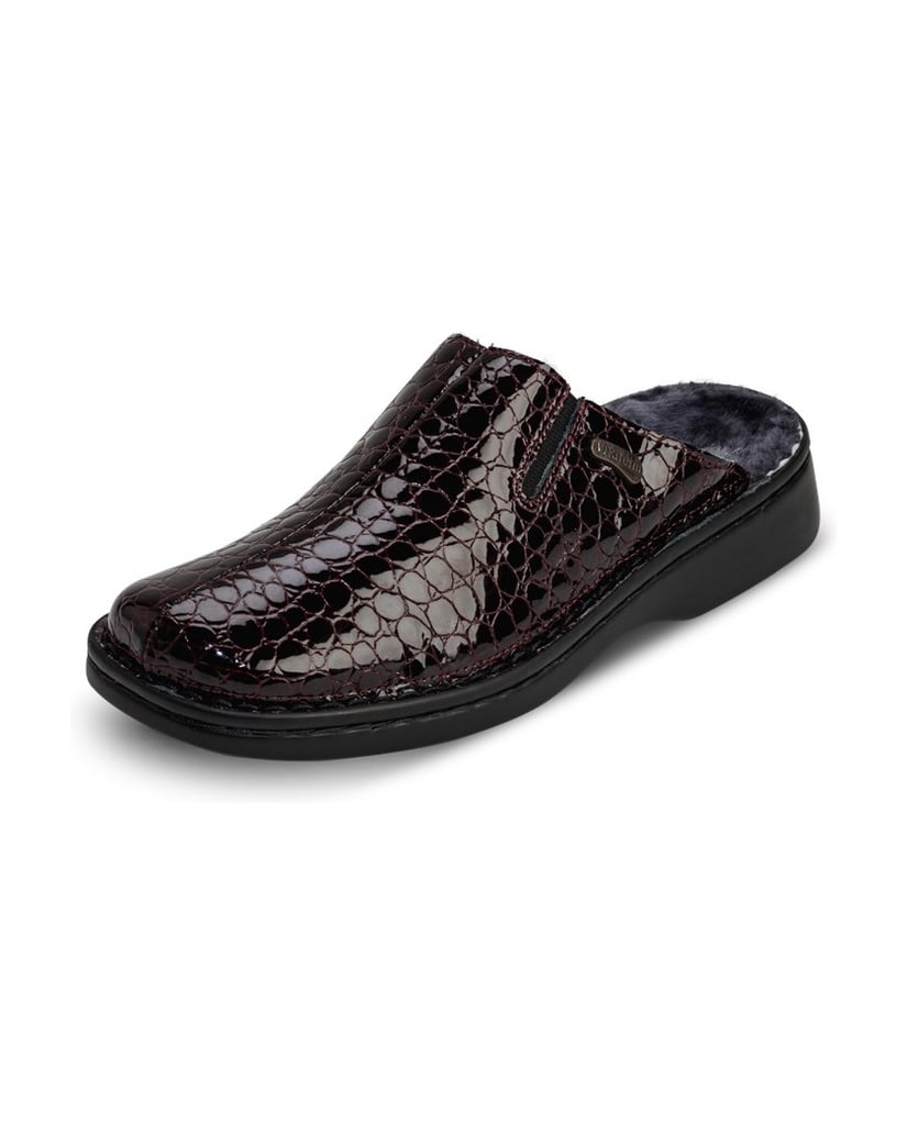 VITAFORM-Softlackleder-Clogs-bordeaux