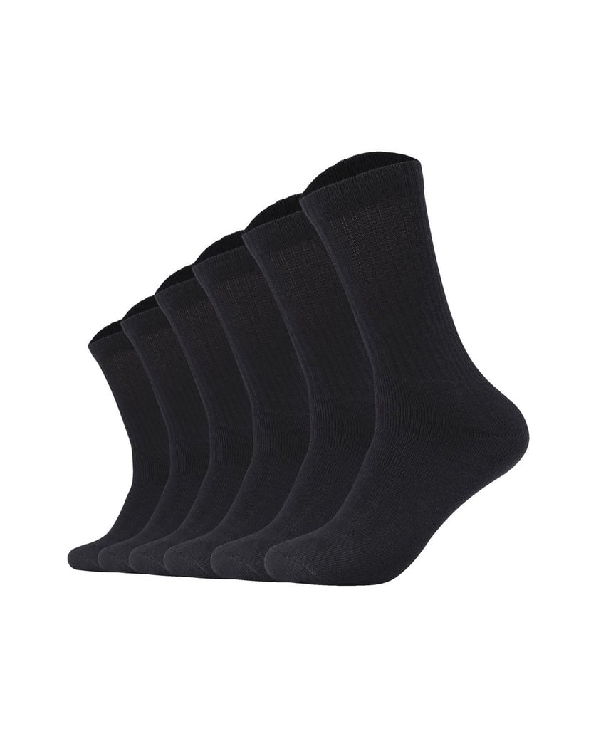 S.Oliver-Unisex-Socken-6er-Pack-Essential-Socks-in-Box-5P-schwarz