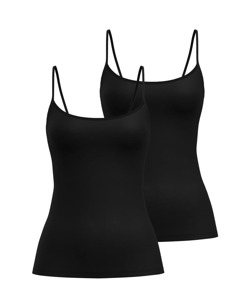 Calida-Damen-Unterhemd-2er-Pack-Sleek-Skin-Spaghetti-Top-2P-schwarz