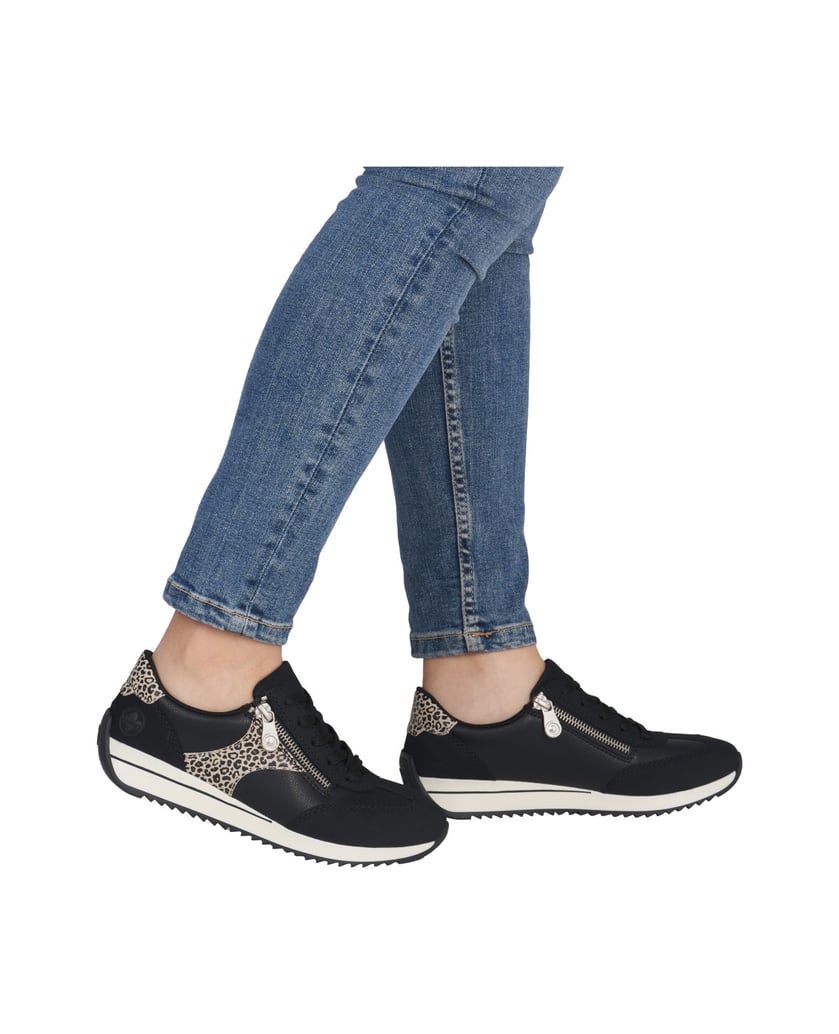 Rieker-Schnürschuhe-N1210-schwarz