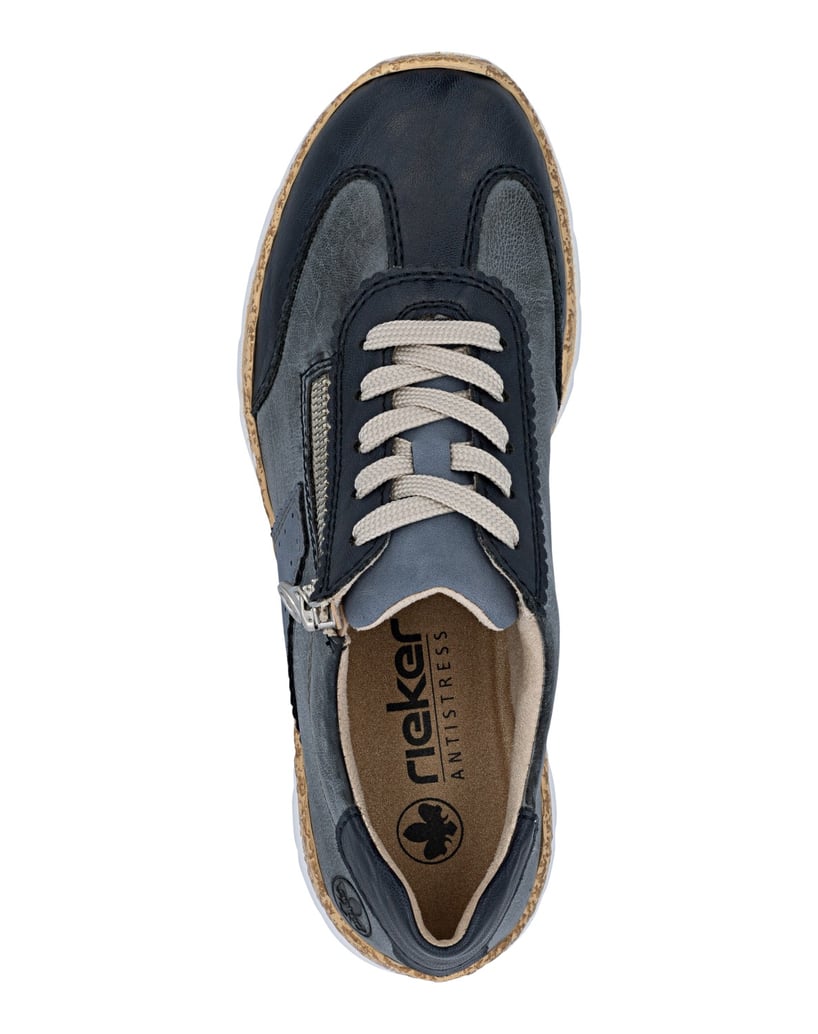 Rieker-Schnürschuhe-N4221-blau