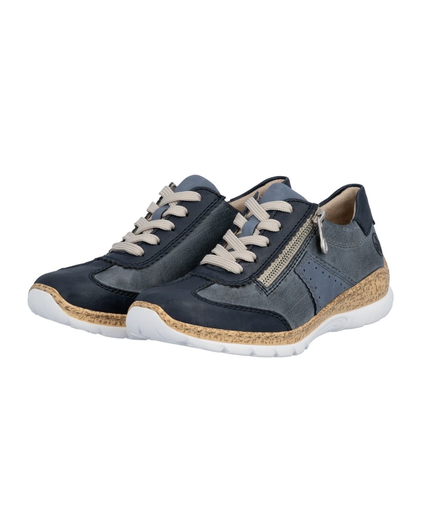 Rieker-Schnürschuhe-N4221-blau