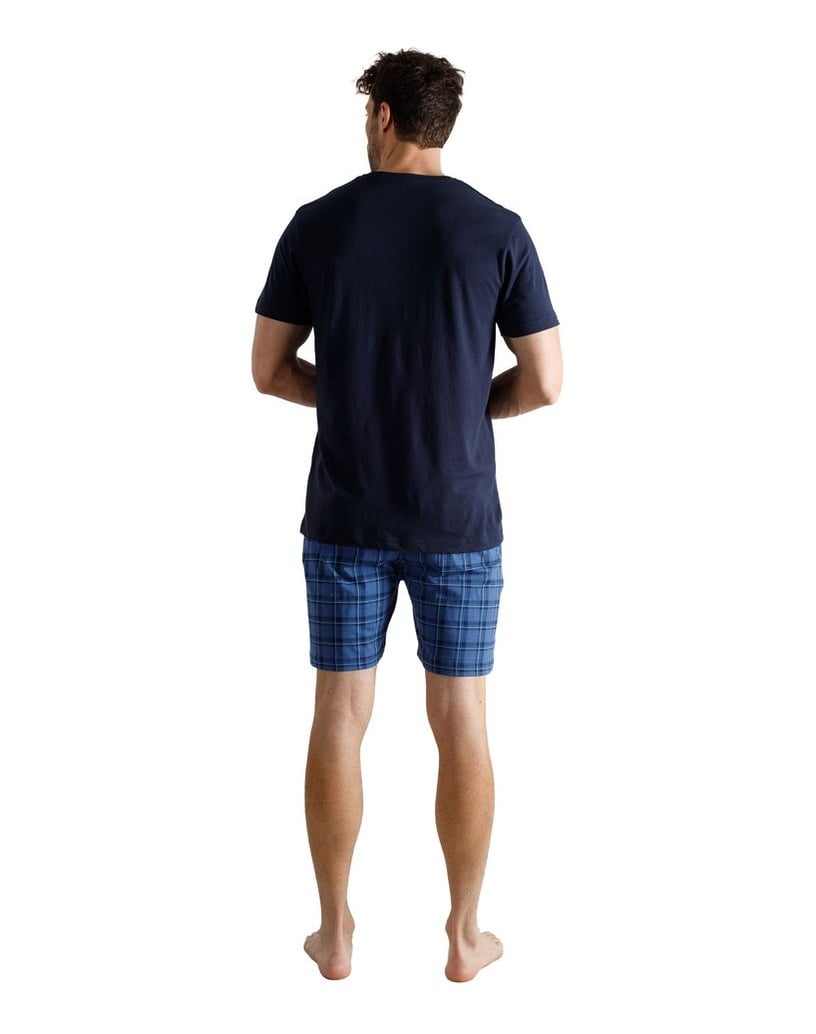 Tom-Tailor-Herren-Pyjama-Shorty-4-Knopfverschluss-blau-