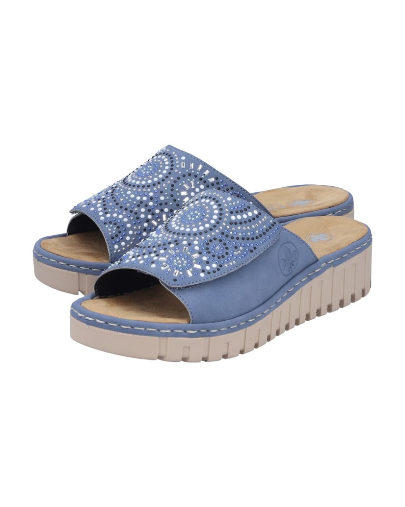 Rieker-Pantoletten-V1395-blau