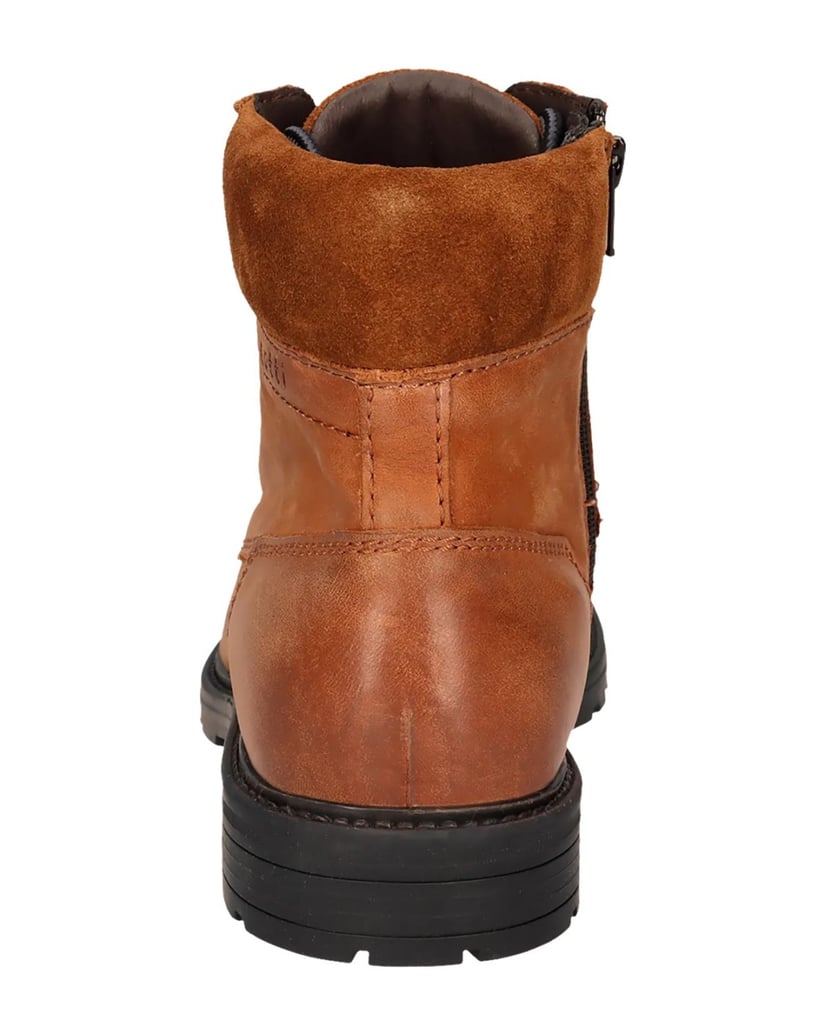 BUGATTI-Schnürstiefel-cognac