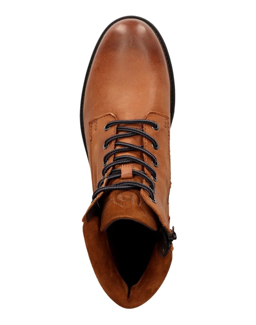 BUGATTI-Schnürstiefel-cognac