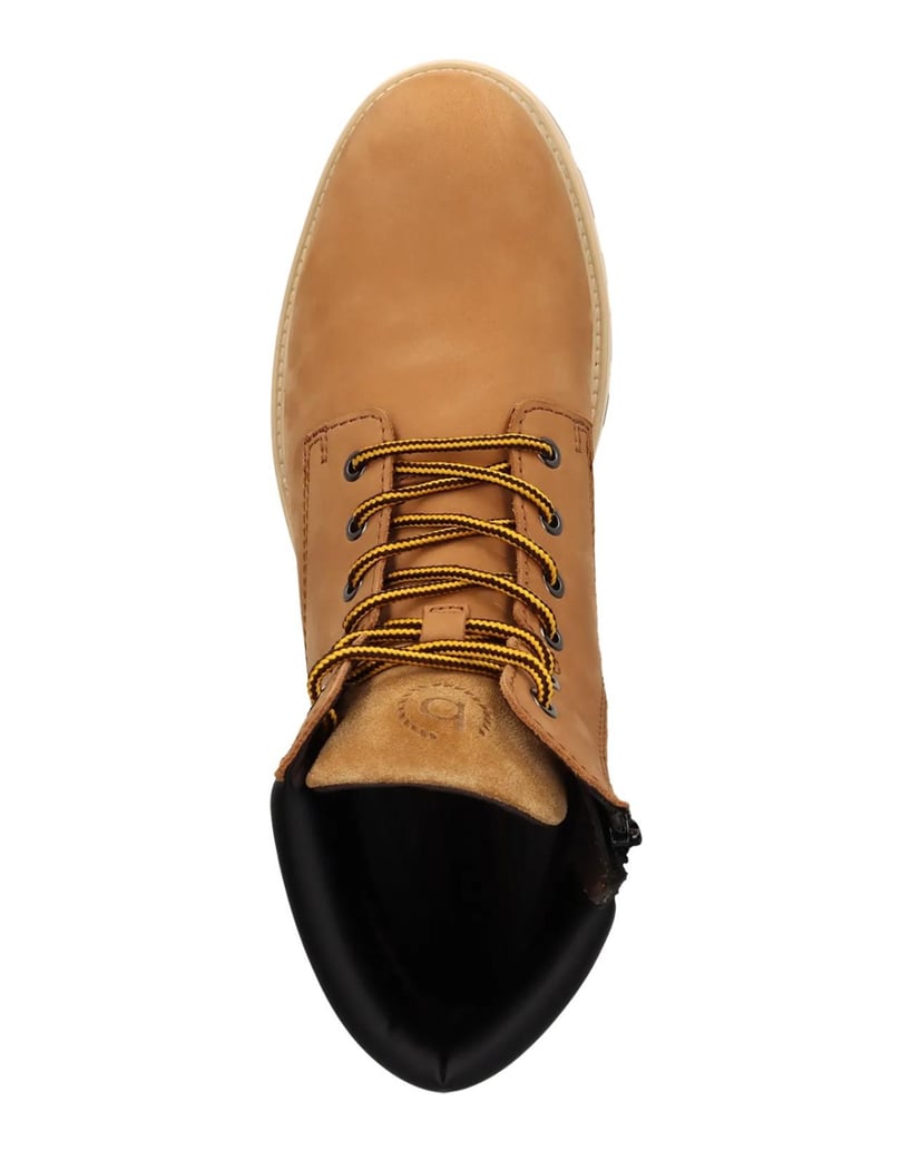 BUGATTI-Schnürstiefel-gelb