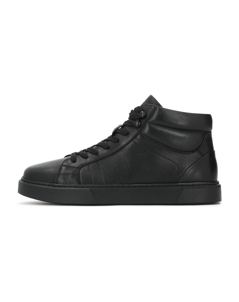 Kazar-Zeitlose-High-Top-Sneaker-aus-schwarzem-Leder-schwarz