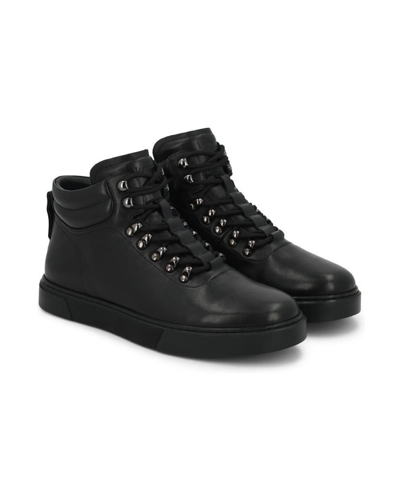 Kazar-Schwarze-Schnürsneaker-für-Männer-schwarz