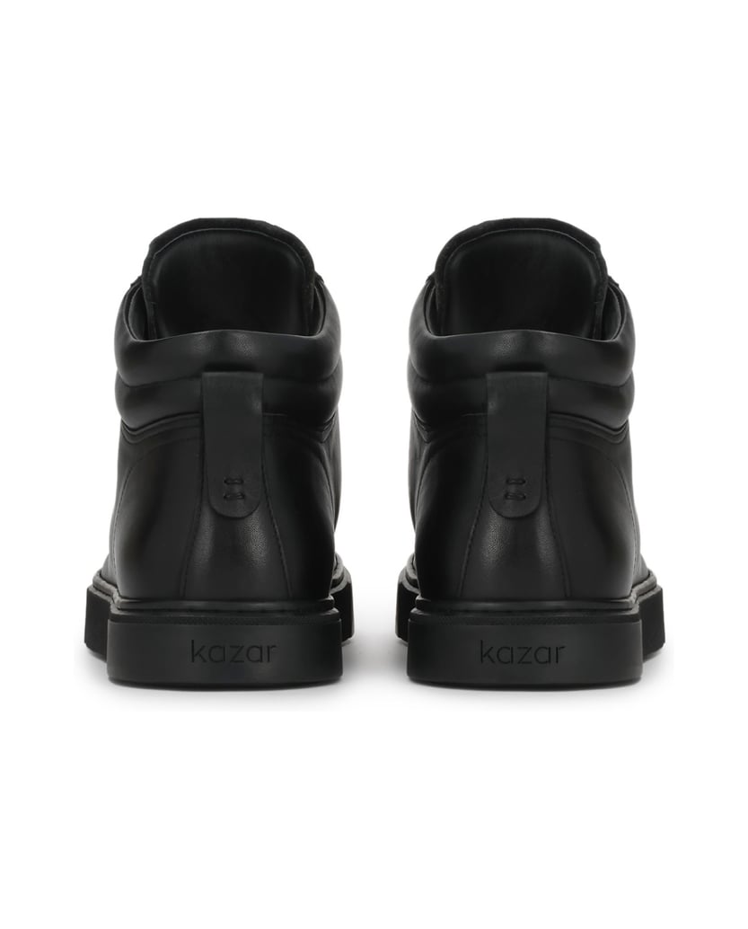 Kazar-Schwarze-Schnürsneaker-für-Männer-schwarz