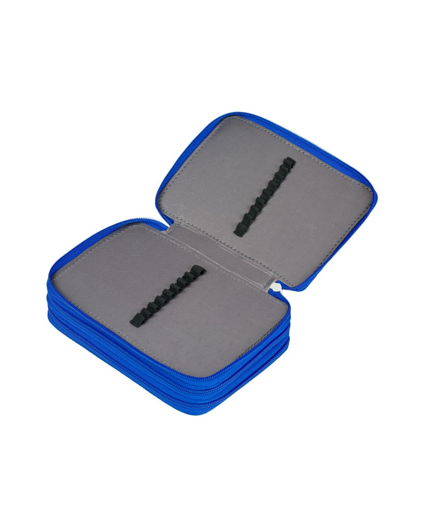 Baagl-Federmäppchen-3-Fach-Roboter-blau