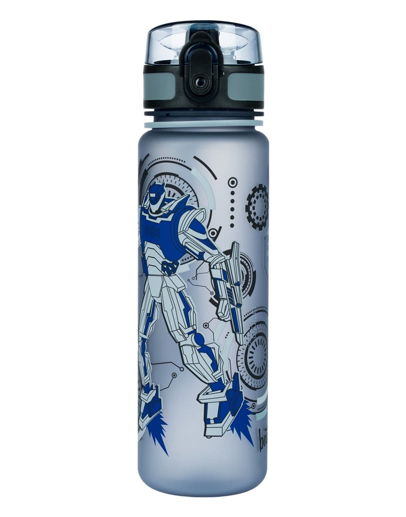Baagl-Tritan-Trinkflasche-Roboter,-500-ml-grau