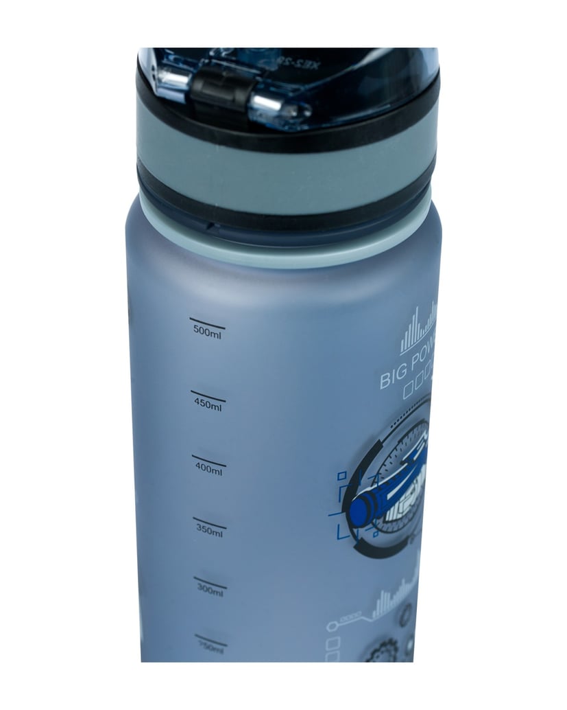 Baagl-Tritan-Trinkflasche-Roboter,-500-ml-grau