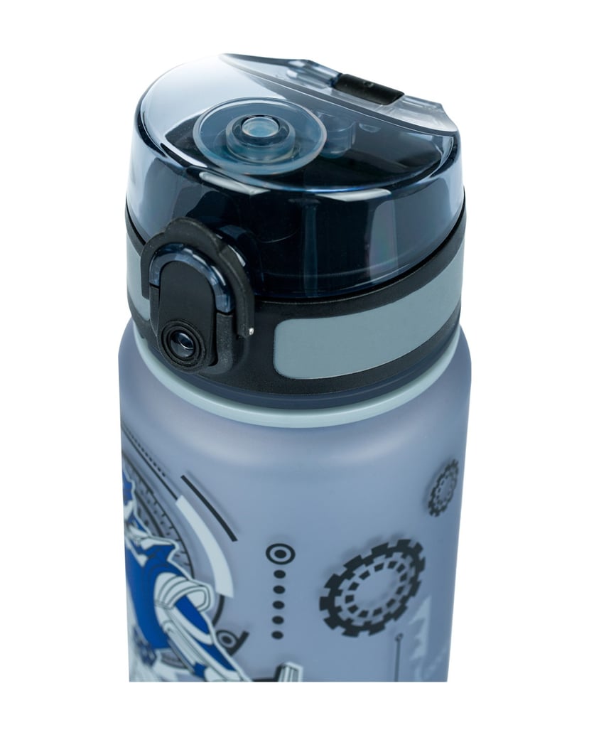 Baagl-Tritan-Trinkflasche-Roboter,-500-ml-grau