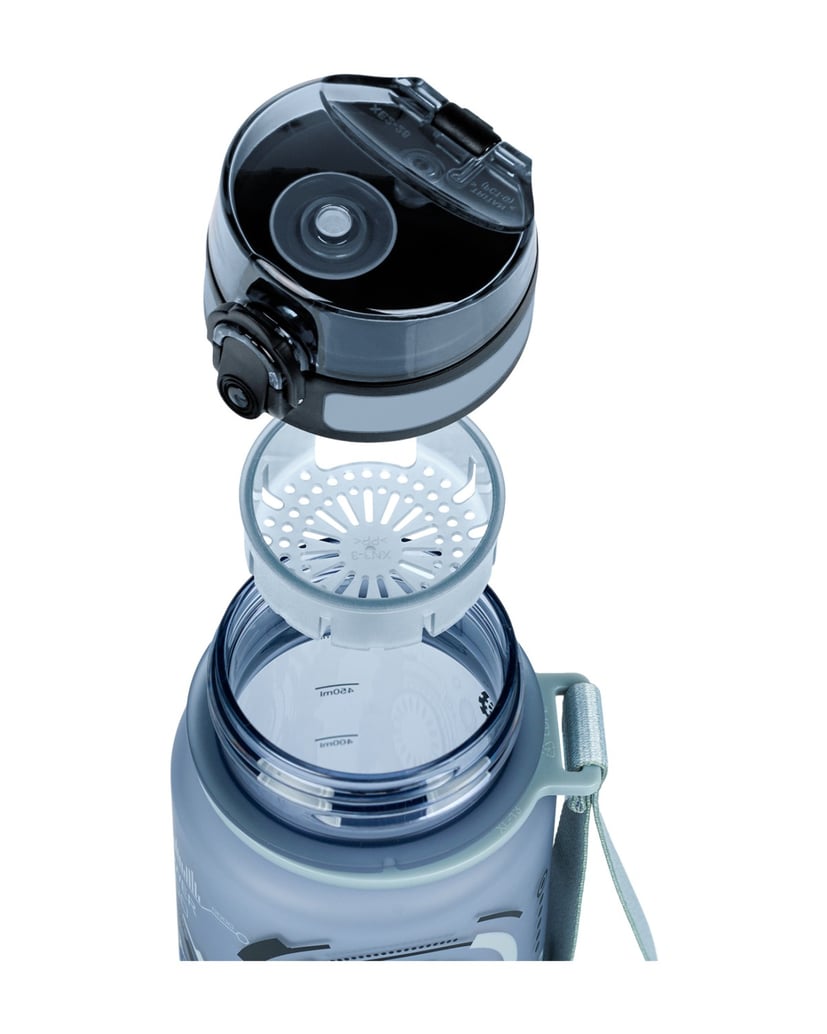 Baagl-Tritan-Trinkflasche-Roboter,-500-ml-grau