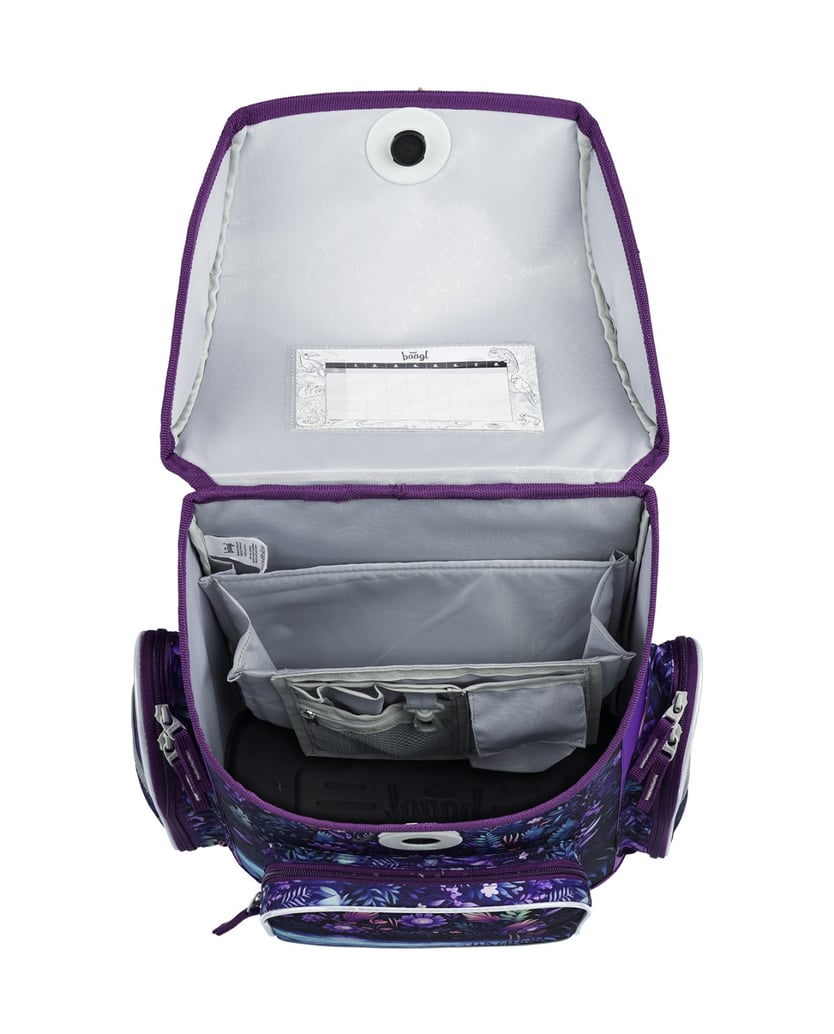 Baagl-Ergo-Jungle-Panda-Schulranzen-Set-3tlg-lila