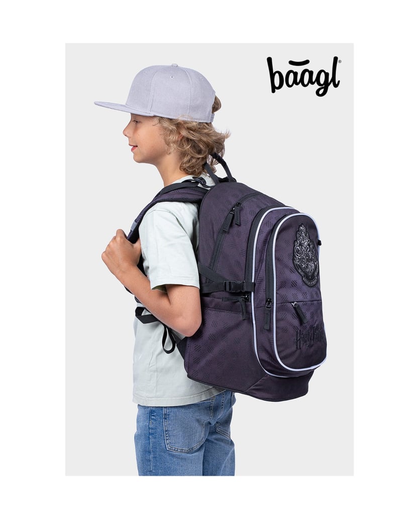 Baagl-Schulrucksack-Core-HP-Hogwarts-Schwarz-schwarz