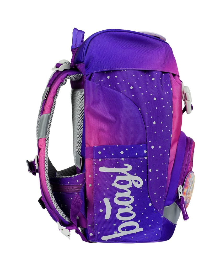 Baagl-AIRY-Pferde-Herz-Rucksack-Set-3tlg-lila