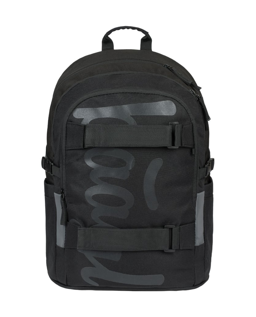 Baagl-Schulrucksack-Skate-Uni-Schwarz-schwarz
