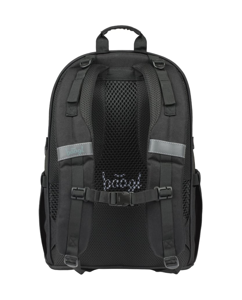 Baagl-Schulrucksack-Skate-Uni-Schwarz-schwarz