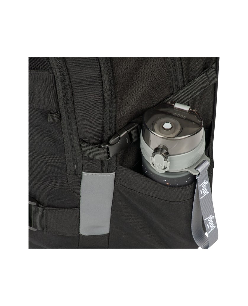 Baagl-Schulrucksack-Skate-Uni-Schwarz-schwarz