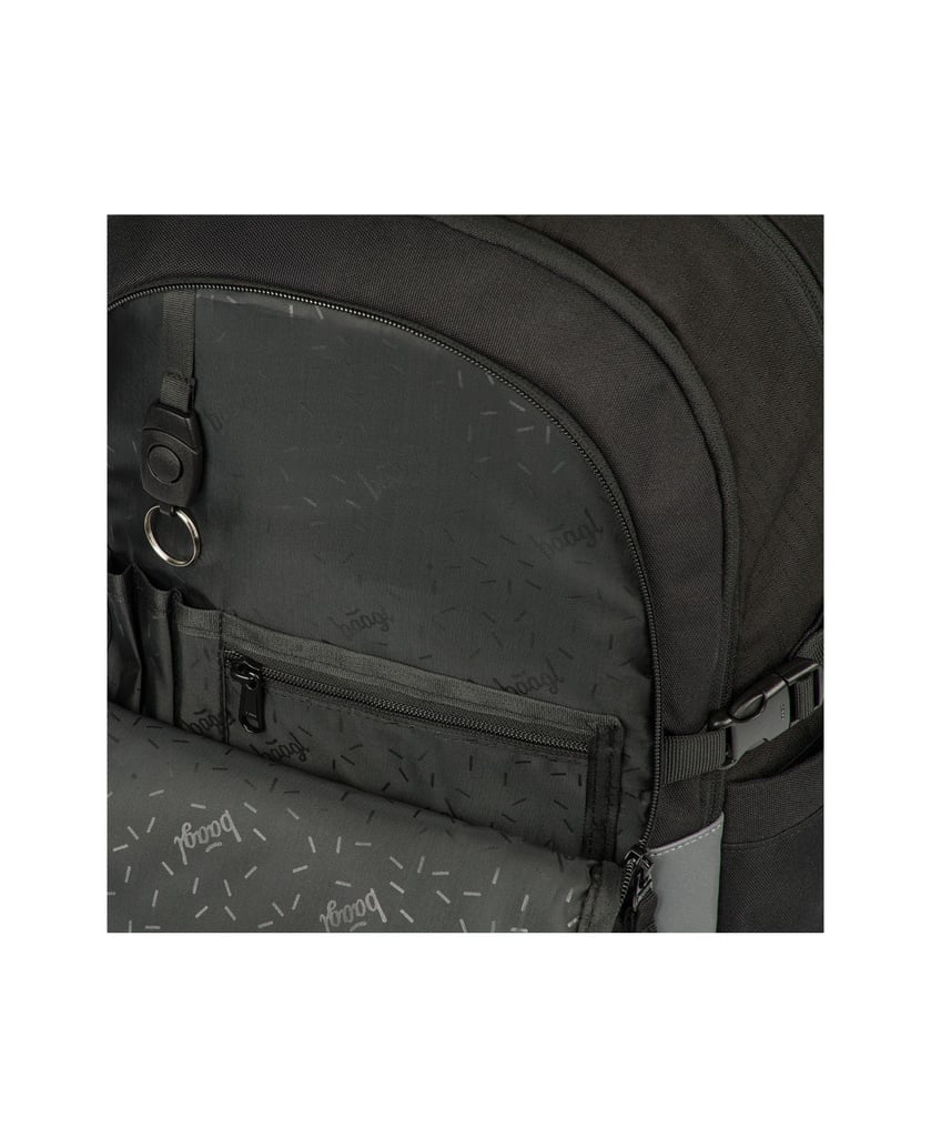 Baagl-Schulrucksack-Skate-Uni-Schwarz-schwarz